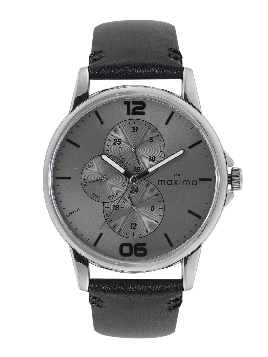 

maxima Attivo Men Multi Function Watch 67143LMGI, Grey