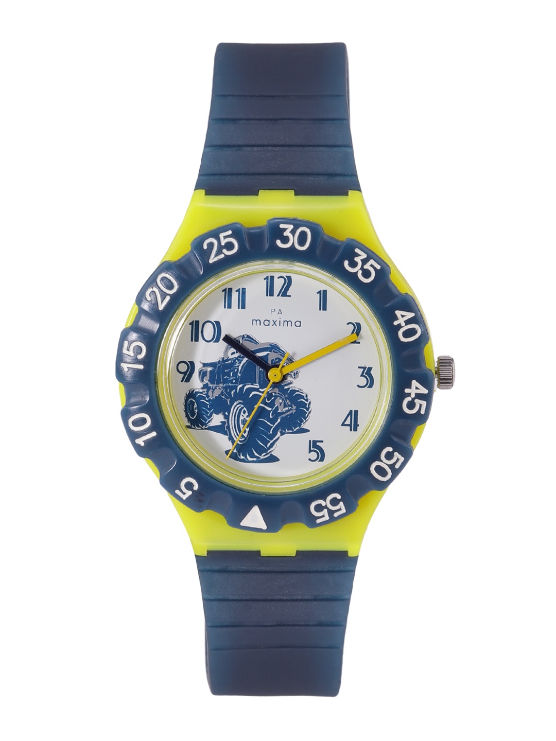 

maxima Boys Fiber Printed Dial Analogue Watch 39540PPKW, White