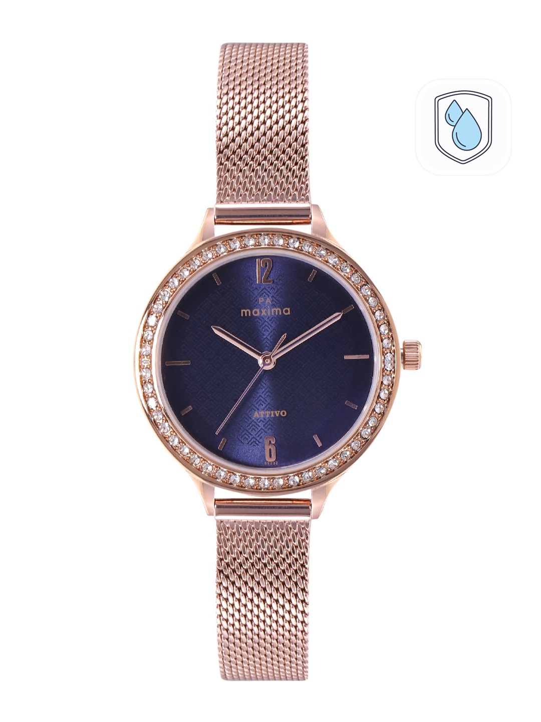

maxima Women Bracelet Style Analogue Watch 66232CMLR, Blue