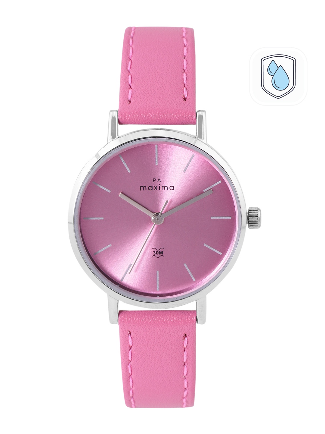 

maxima Women Analogue Watch 62843LMLI, Pink