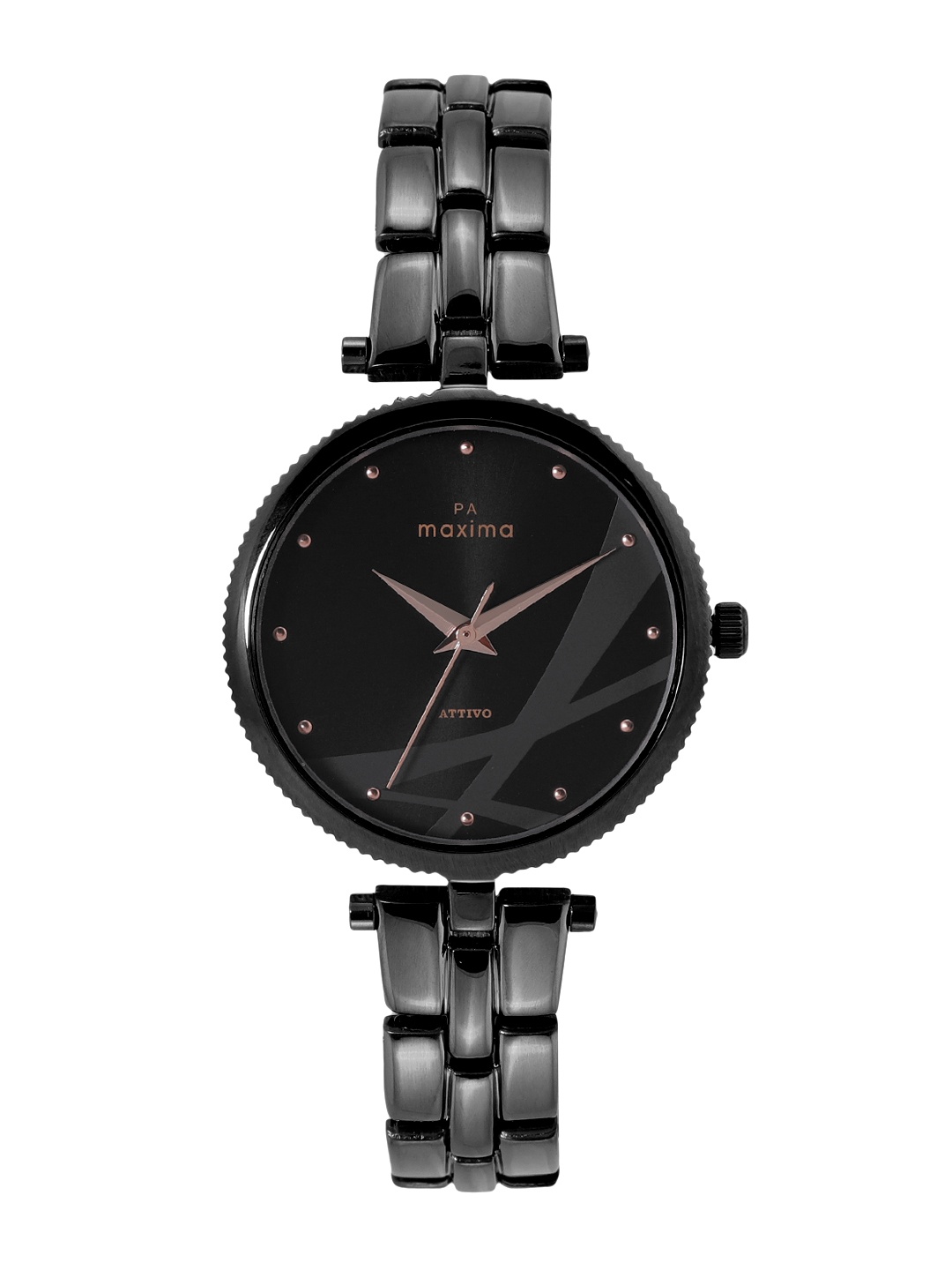 

maxima Women Bracelet Style Straps Analogue Watch 66561BMLF, Black