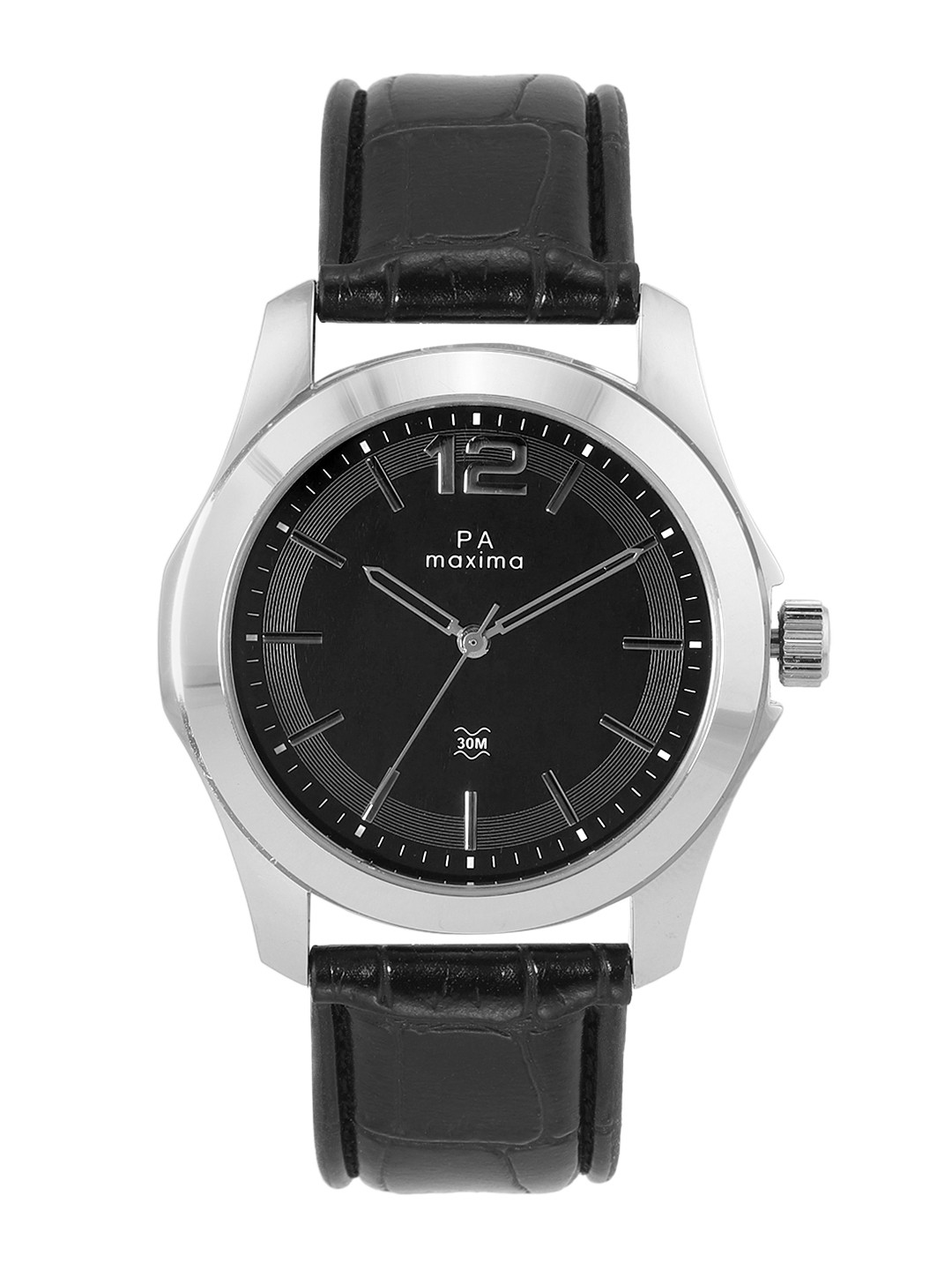 

maxima Men Attivo Analogue Watch 52701LMGI, Black