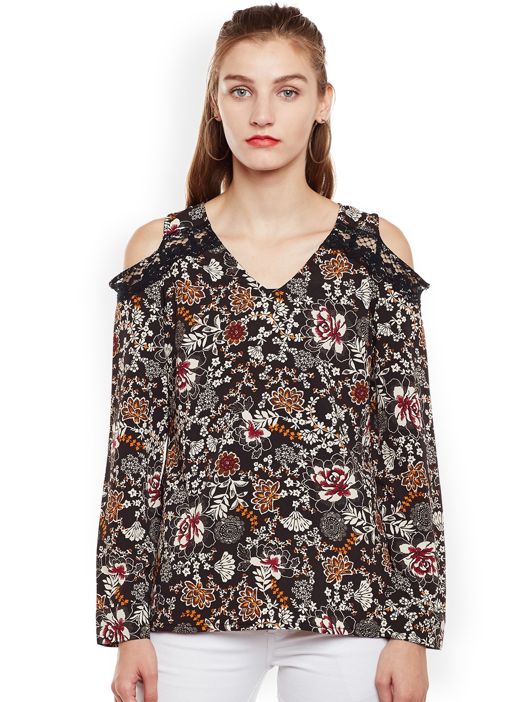 

Oxolloxo Women Black Printed Top