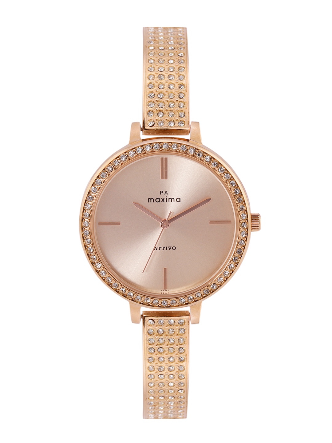

maxima Women Bracelet Style Straps Analogue Watch 51781BMLY, Black