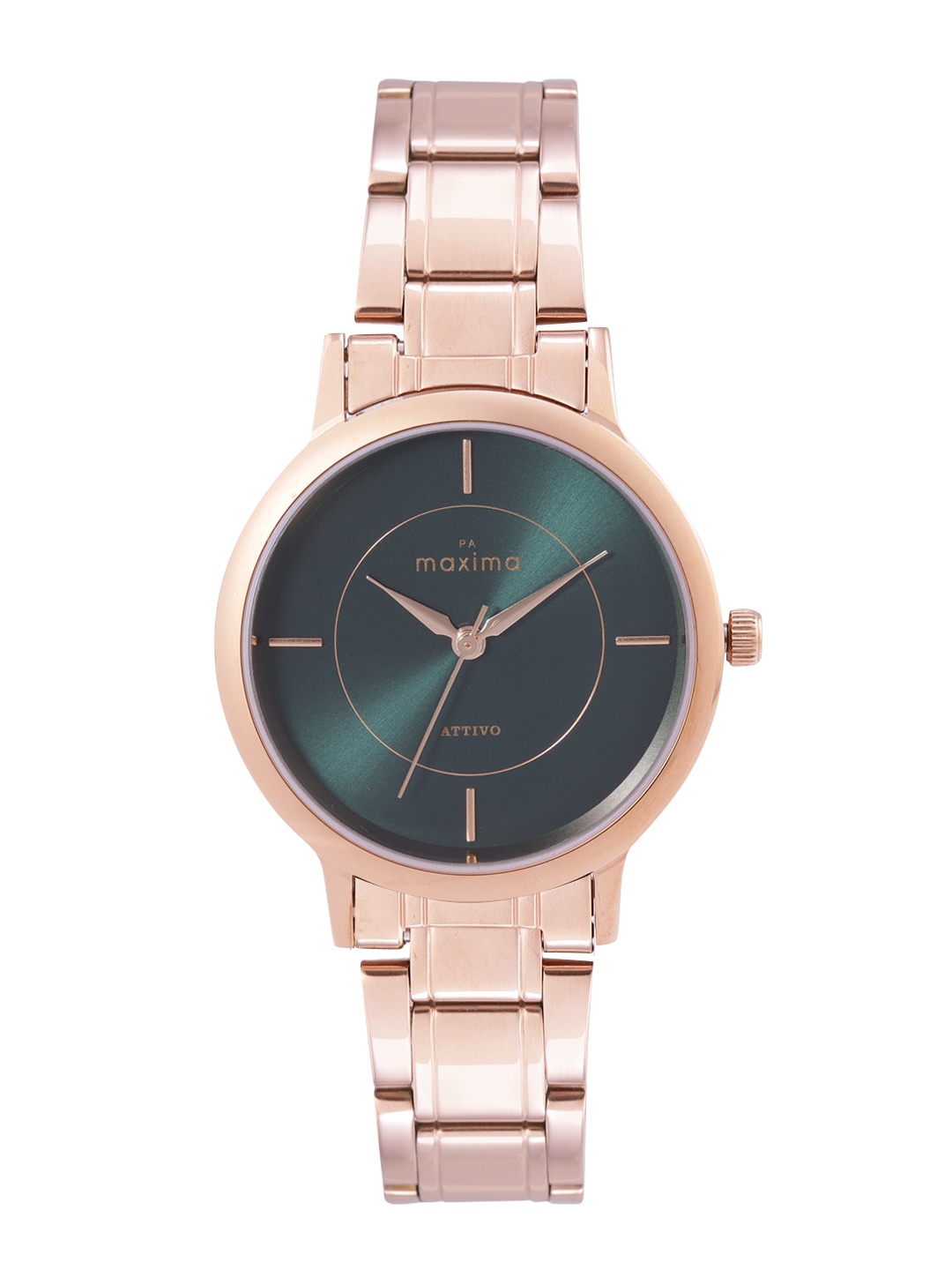 

maxima Women Bracelet Style Straps Analogue Watch 67091CMLR, Green