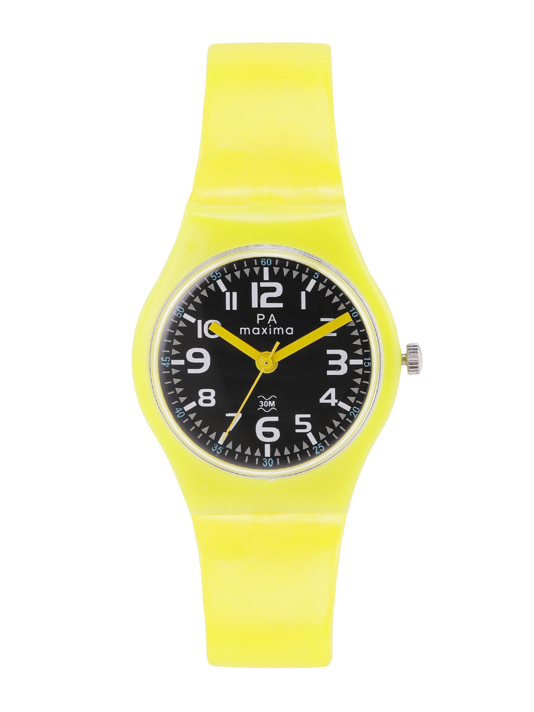 

maxima Girls Fiber Analogue Watch 39443PPKW, Black