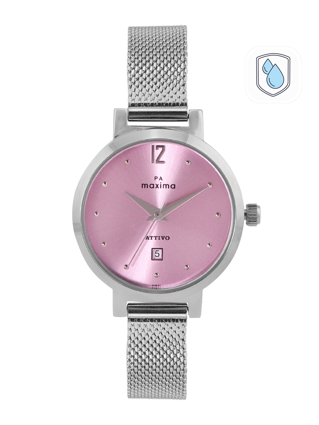 

maxima Women Bracelet Style Straps Analogue Watch 63921CMLI, Pink