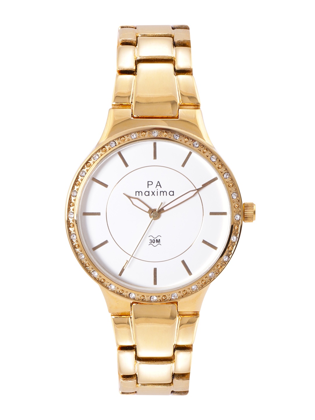 

maxima Women Bracelet Style Straps Analogue Watch 44500BMLY, White