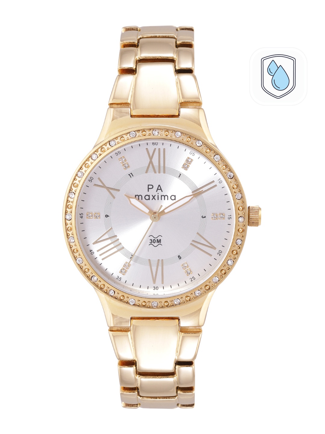 

maxima Women Bracelet Style Analogue Watch 44501BMLY, Silver