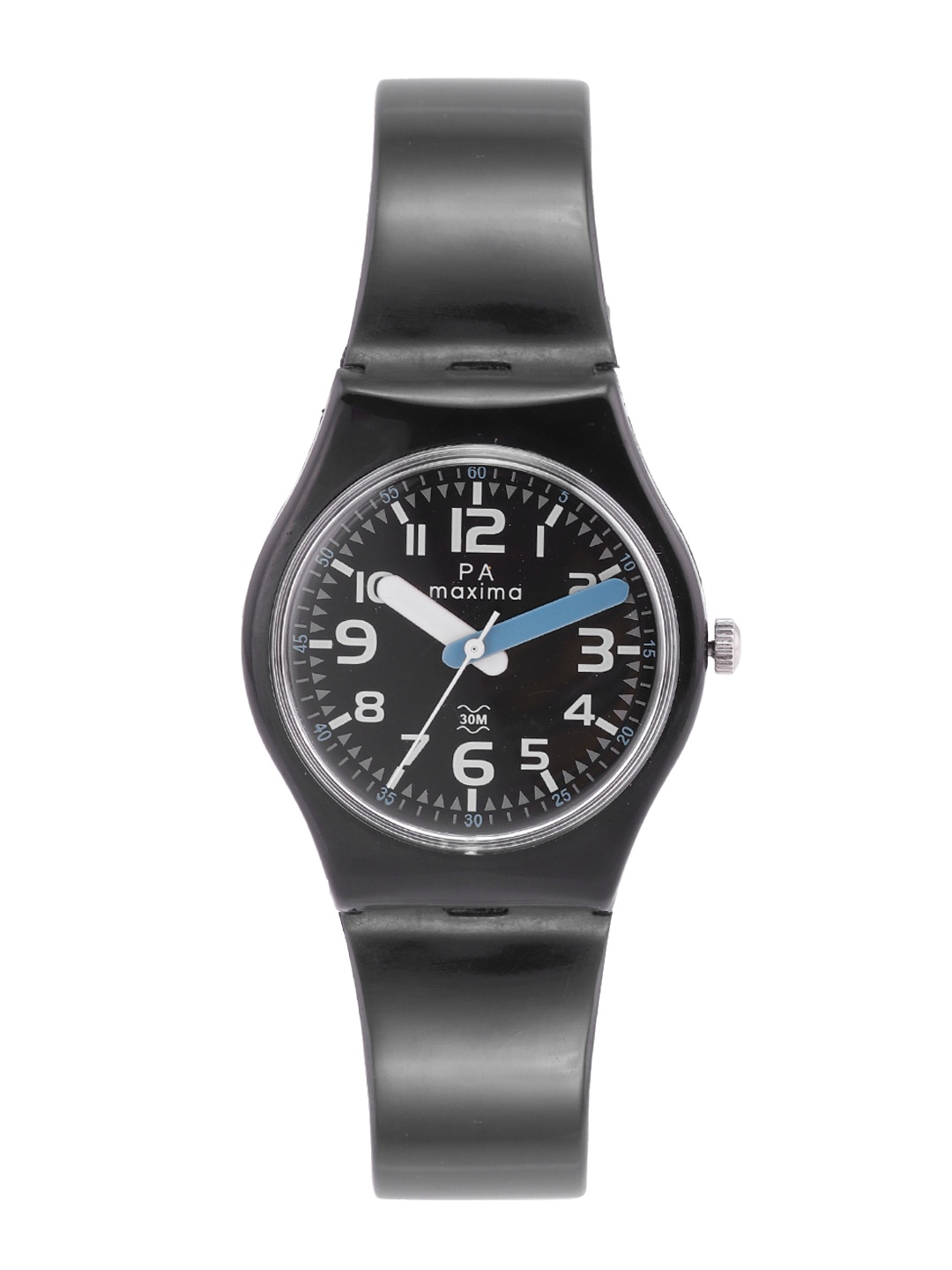 

maxima Girls Analogue Watch 39435PPKW, Black