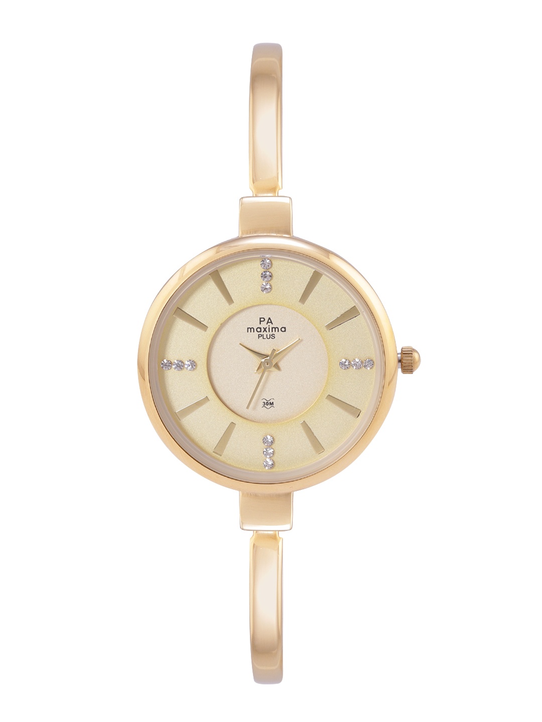 

maxima Women Gold Analogue Watch 54730BALY