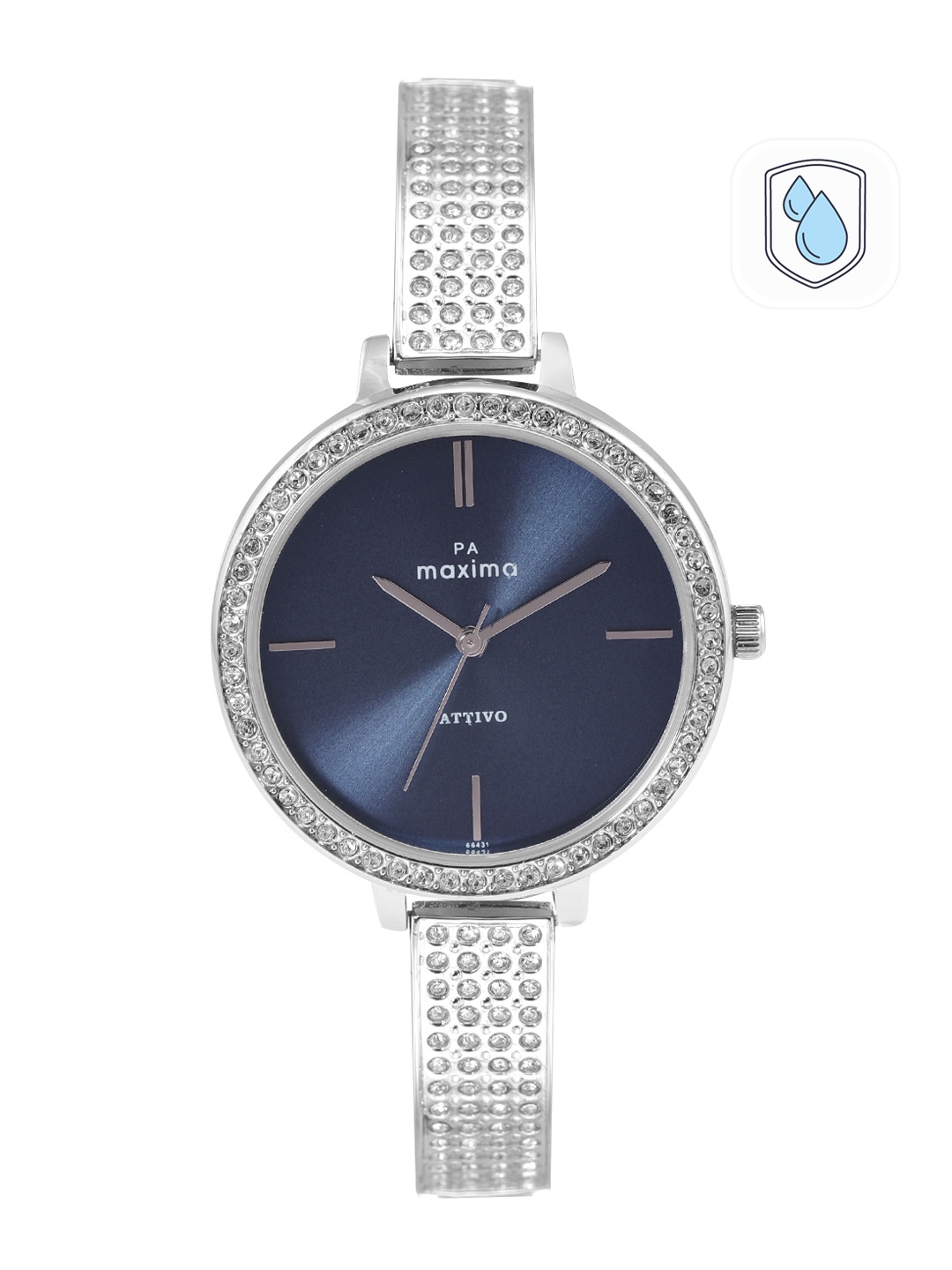 

maxima Women Attivo Analogue Watch 66431BMLI, Blue