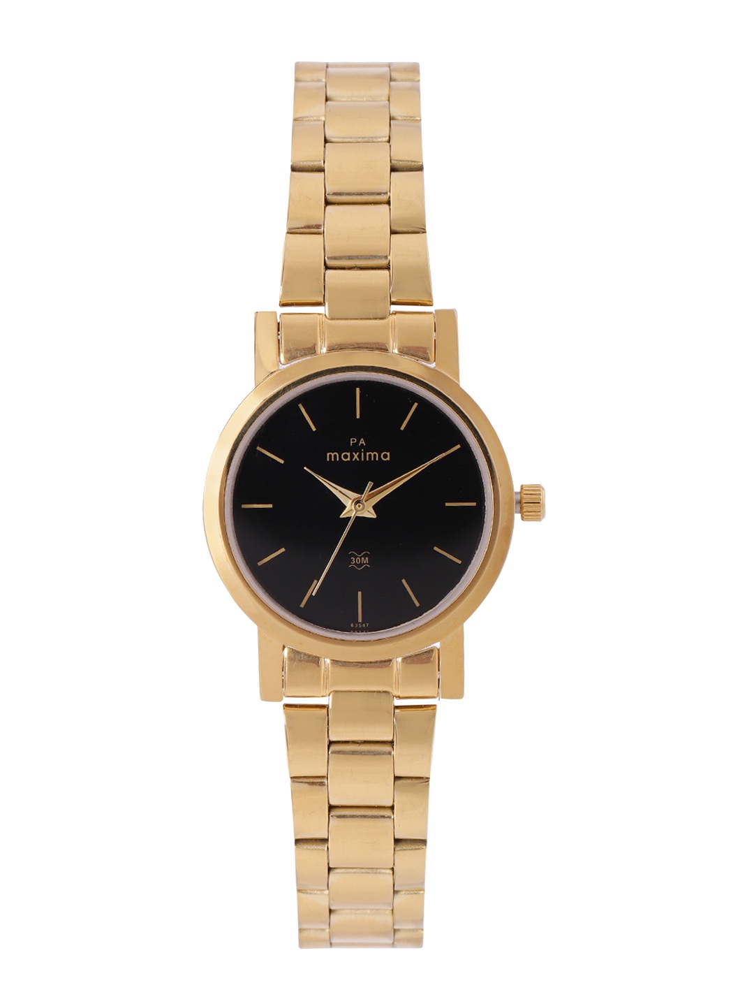 

maxima Women Bracelet Style Straps Analogue Watch 63547CMLY, Black