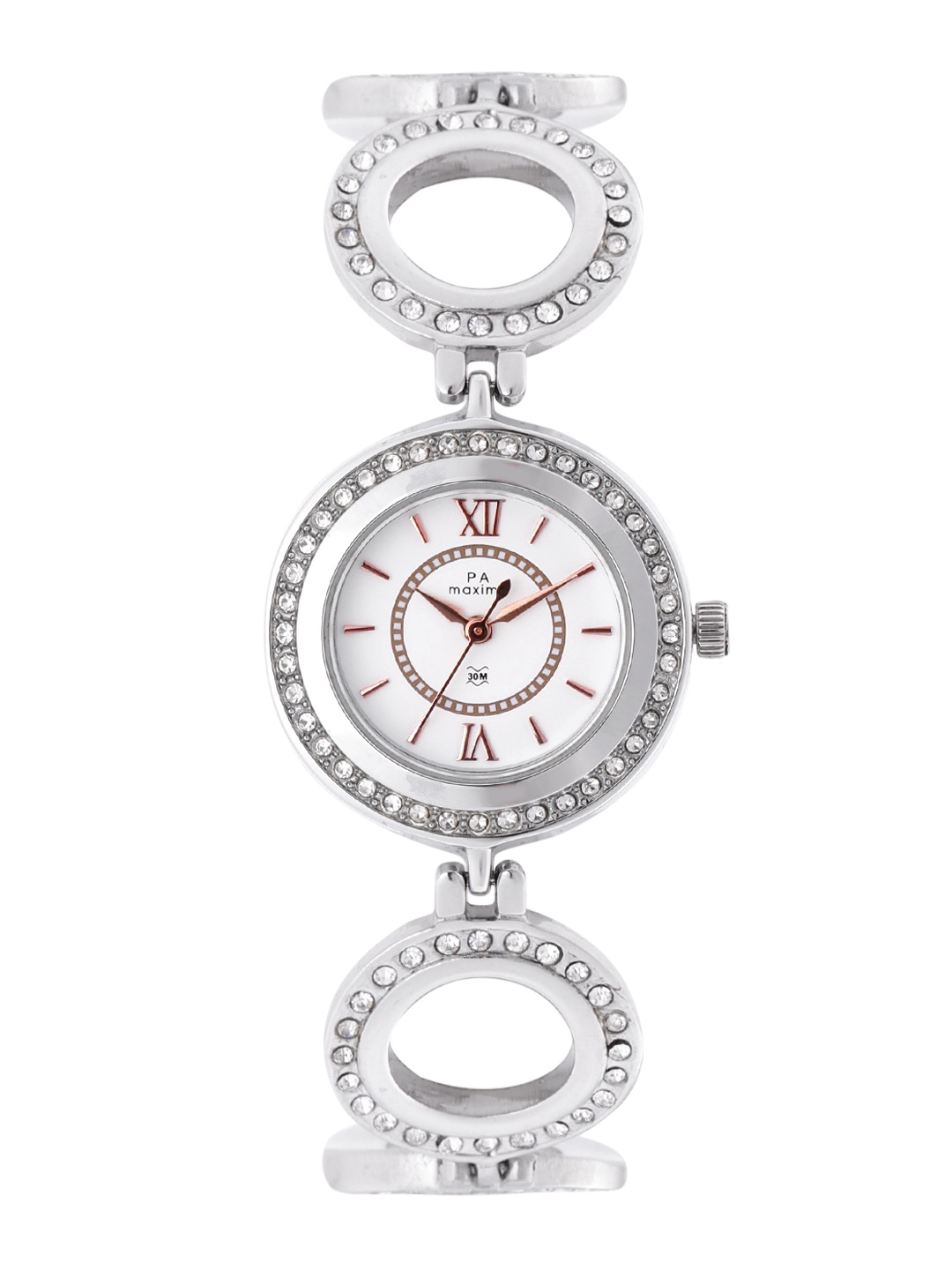 

maxima Women Bracelet Style Straps Attivo Analogue Watch 52690BMLI, White