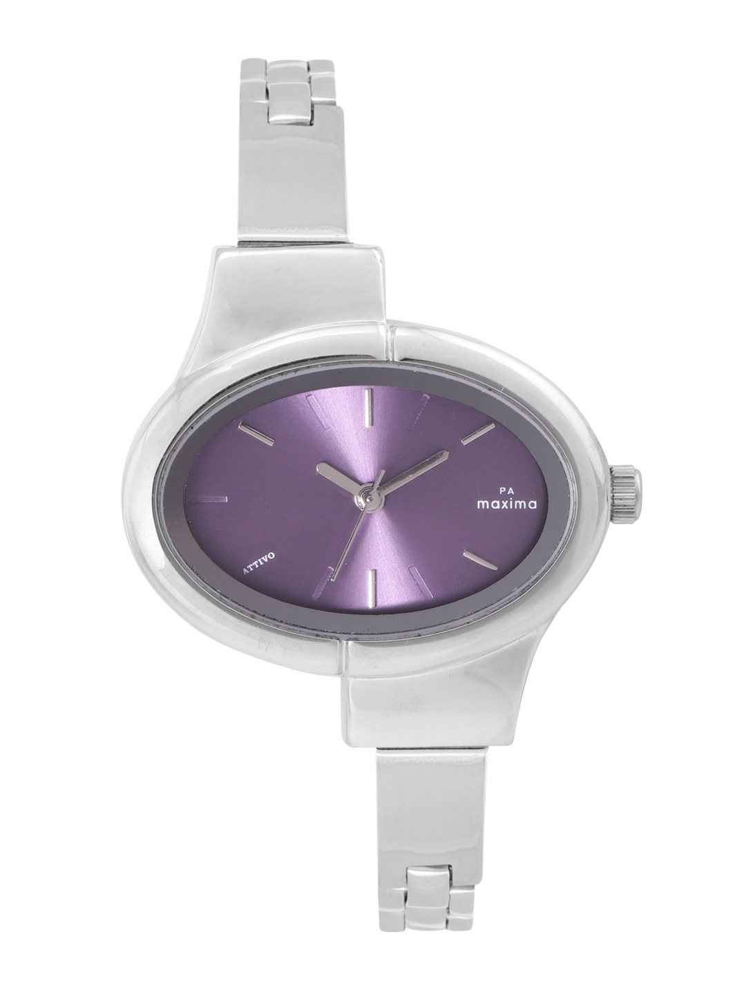 

maxima Women Bracelet Style Straps Attivo Analogue Watch 58732CMLI, Purple