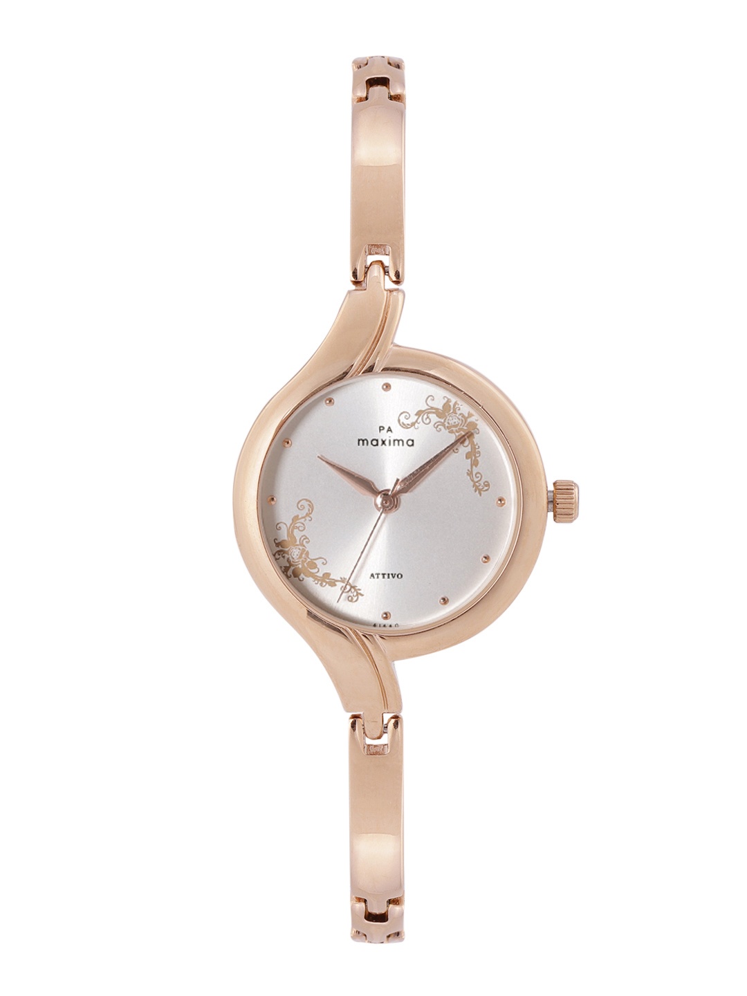 

maxima Women Printed Bracelet Style Straps Analogue Watch 61660BMLR, Silver