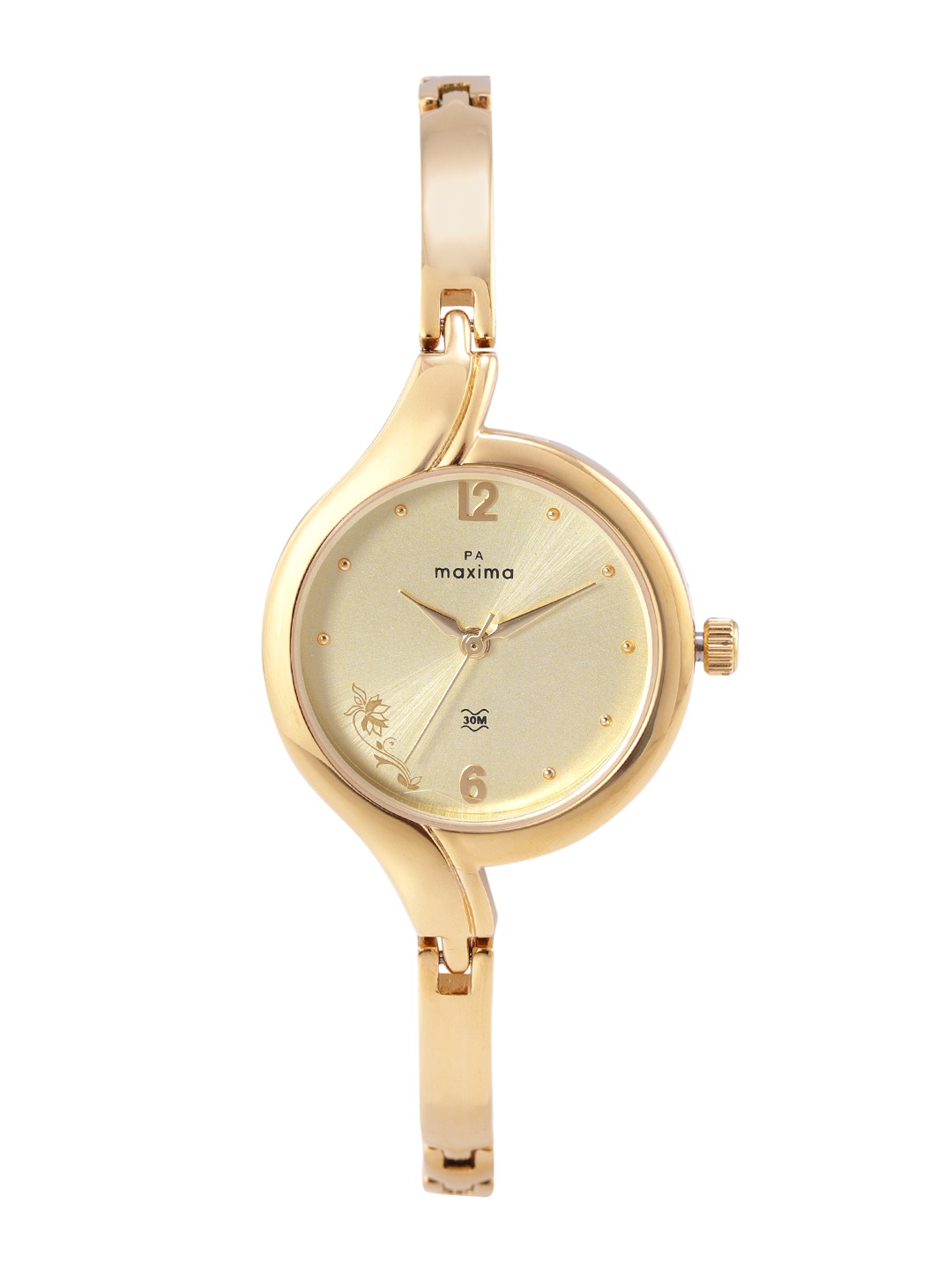 

maxima Women Bracelet Style Straps Analogue Watch 61650BMLY, Gold