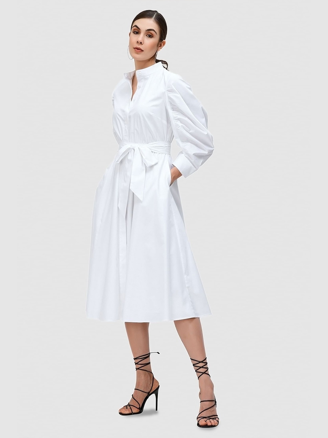 

Zapelle White Shirt Dress