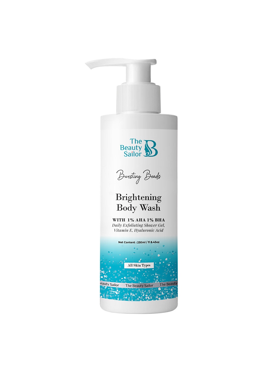 

The Beauty Sailor Bursting Beads Body Wash with 1% AHA & BHA - 250 ml, White