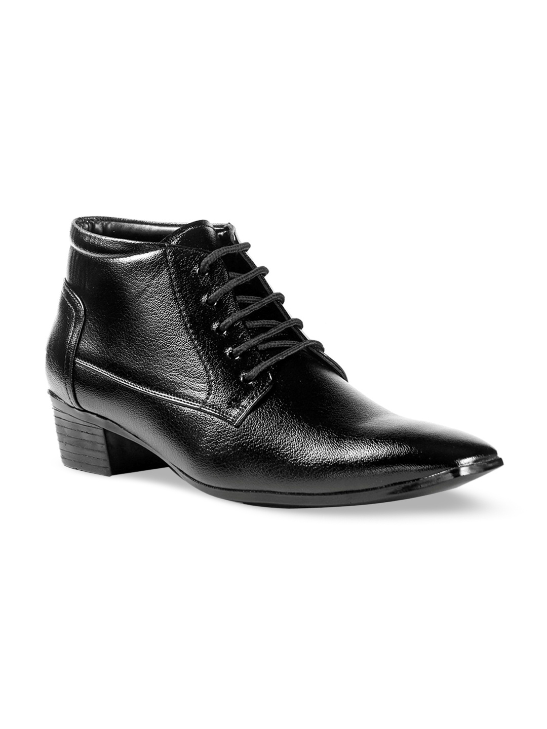 

Bxxy Men Round Toe Regular Boots, Black