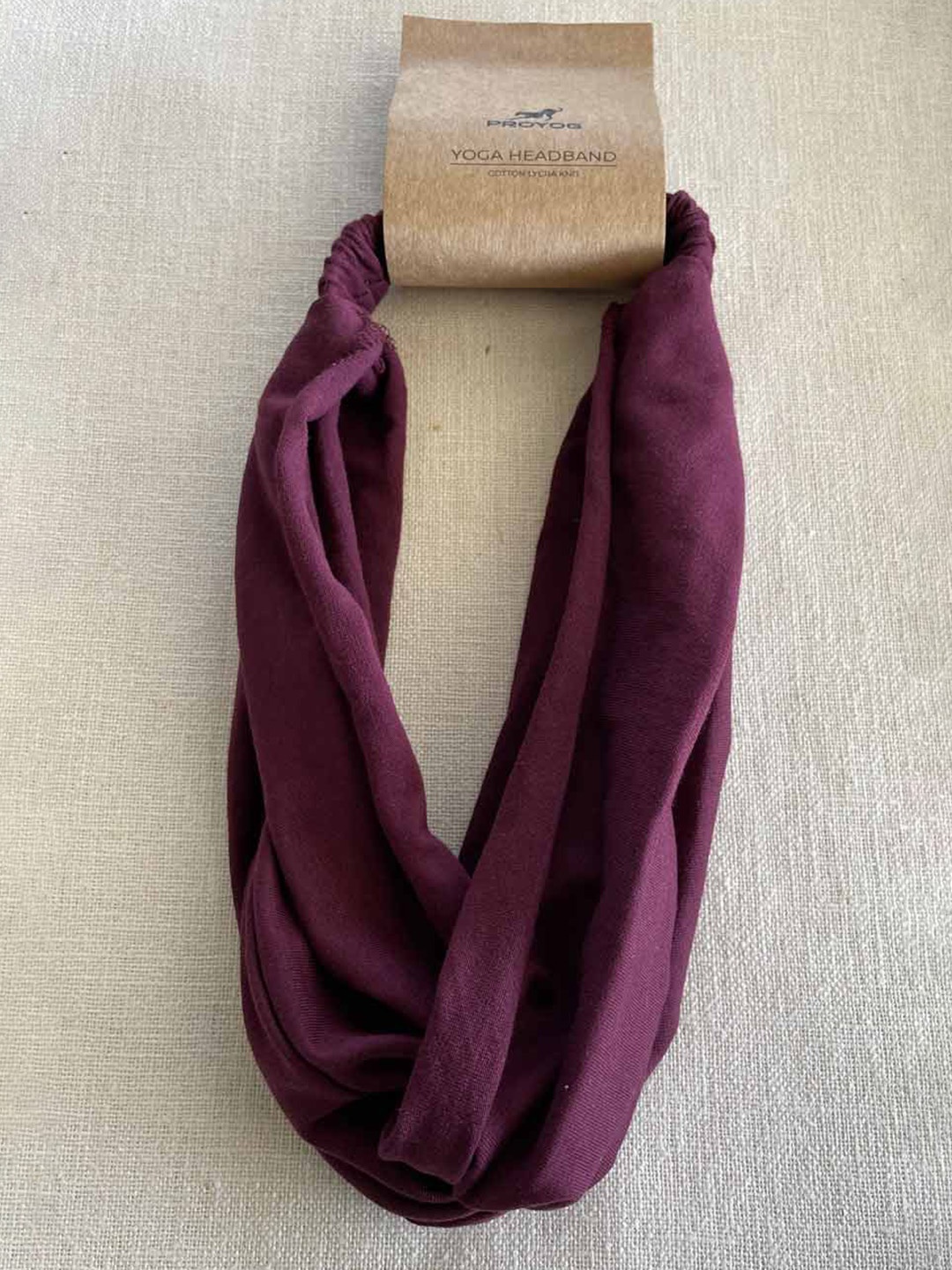 

Proyog Cotton Lycra Stretchable Bandana Sukha Headband, Maroon
