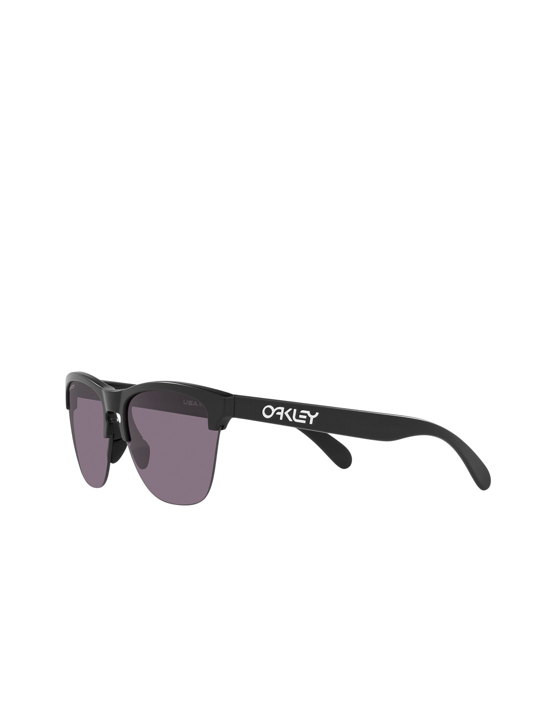 

OAKLEY Men Round Sunglasses with UV Protected Lens 888392550385, Black