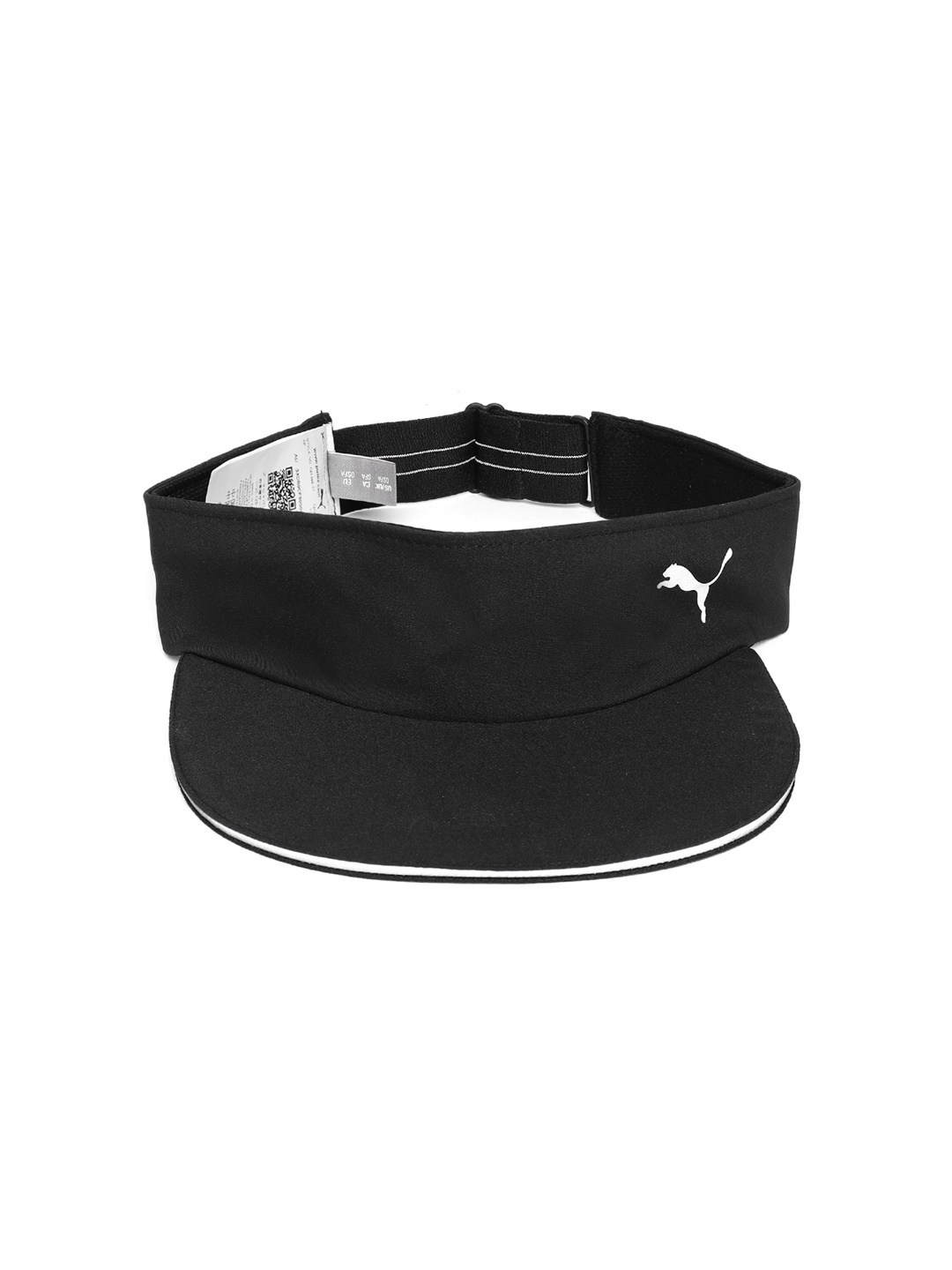 

Puma Unisex Brand Logo Print Visor Caps, Black