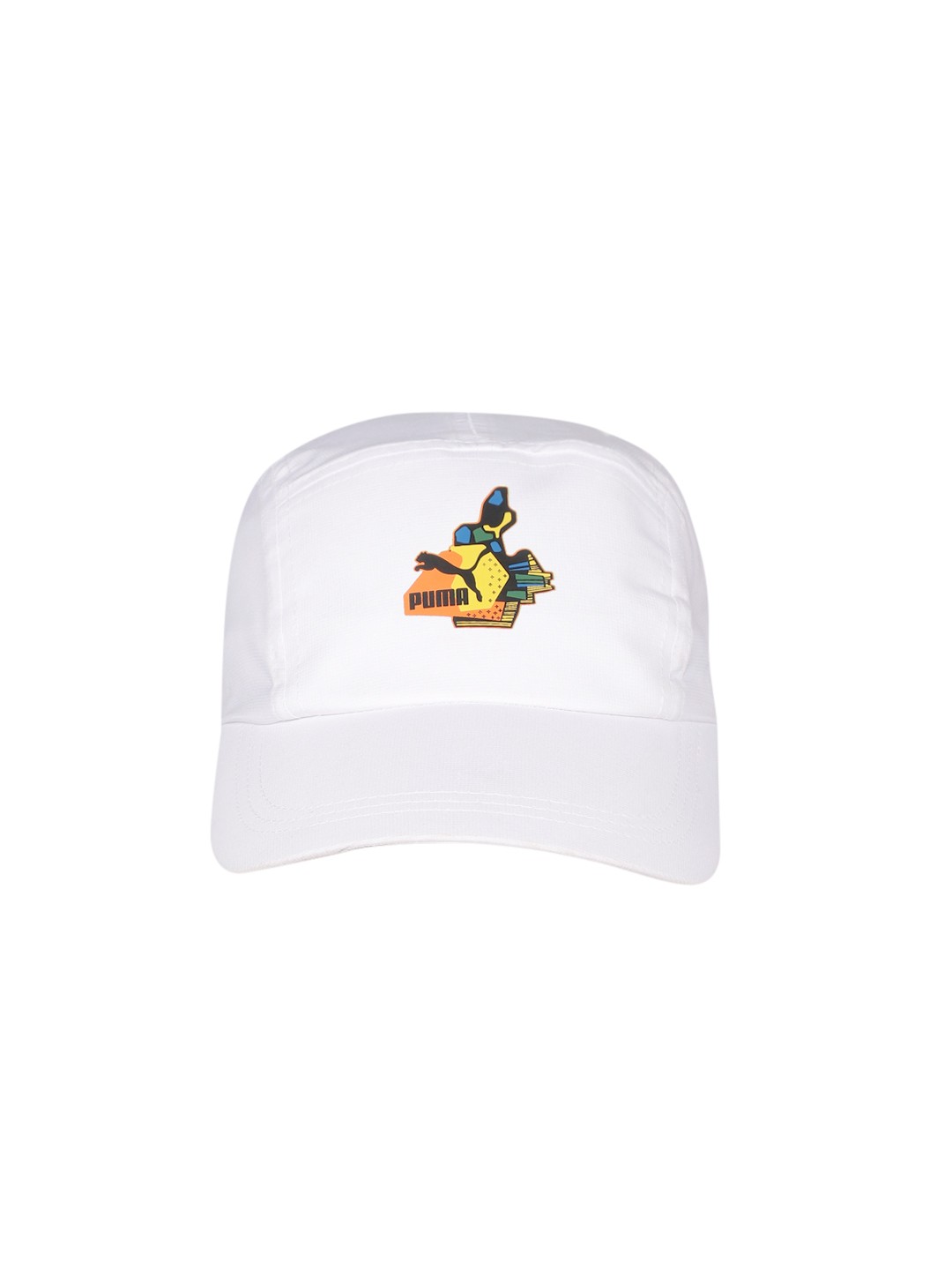 

Puma Unisex Brand Logo & Graphic Print Baseball Cap, White
