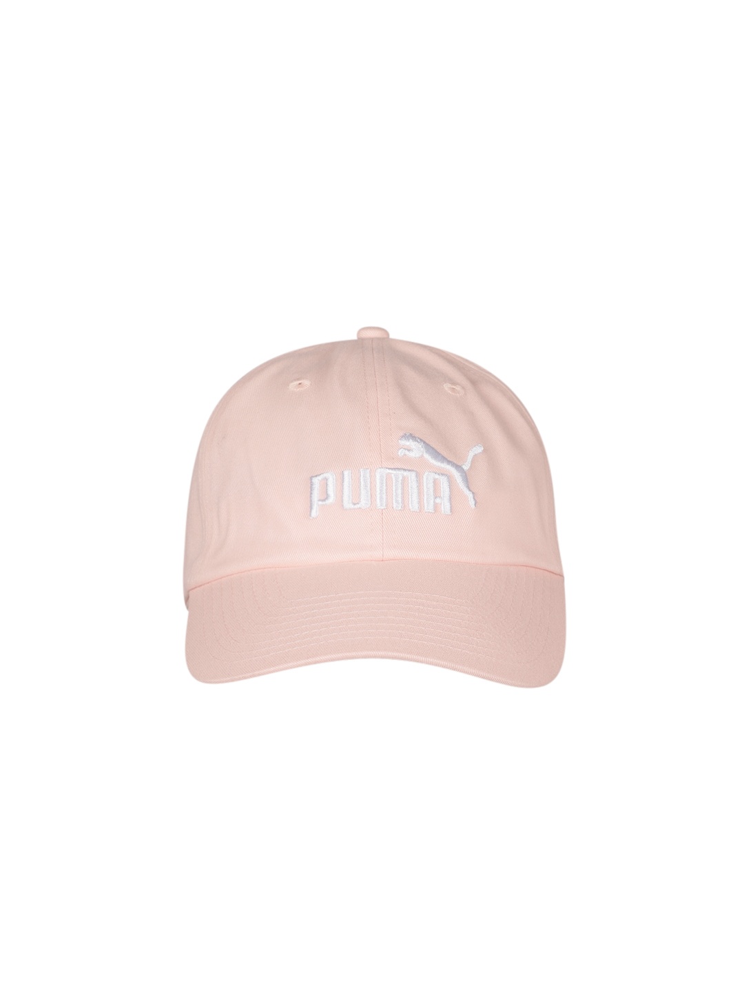 

Puma Unisex Brand Logo Embroidered Essential No.1 Baseball Cap, Peach