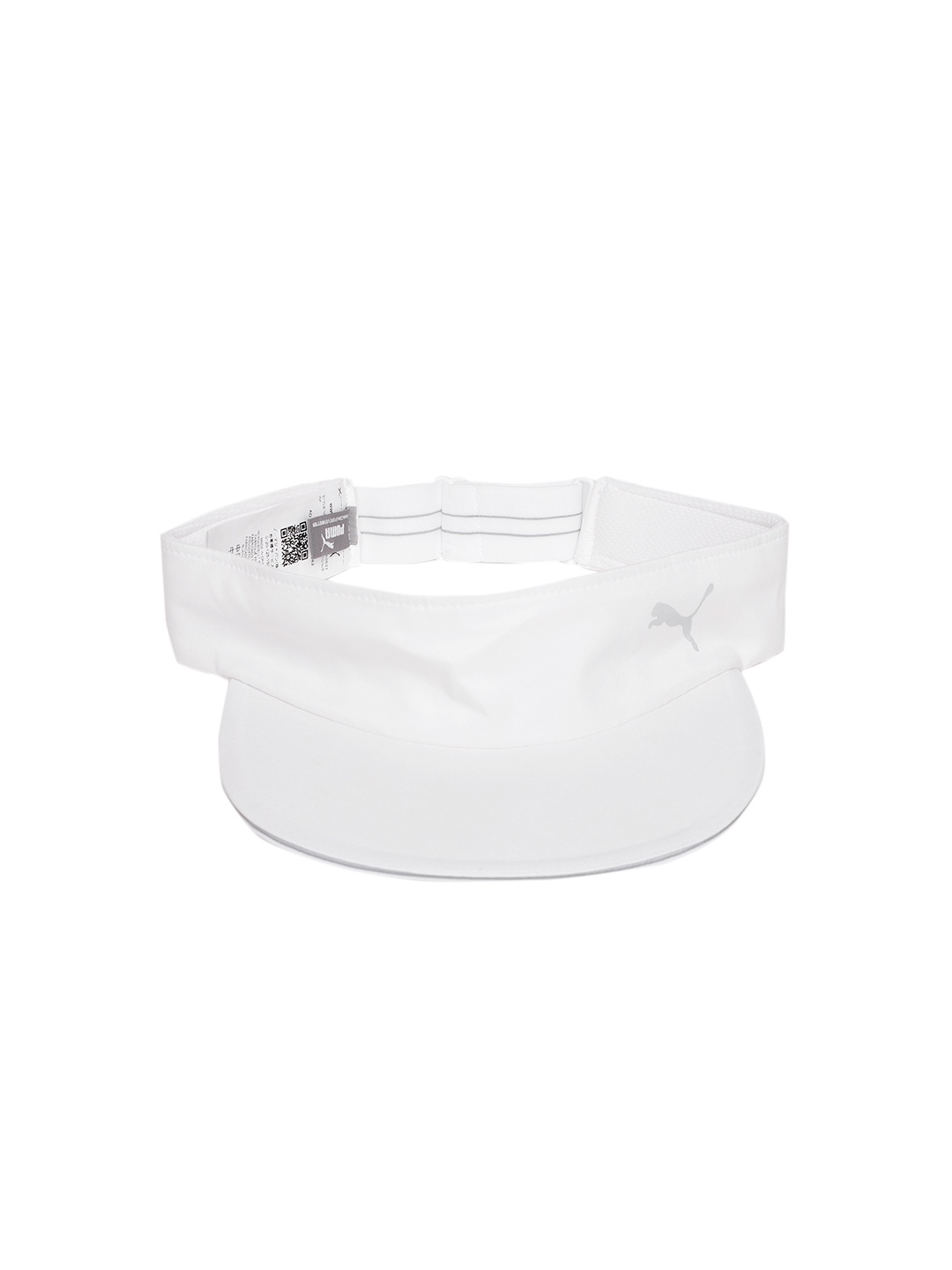 

Puma Unisex Brand Logo Print Detail Running Visor Cap, White
