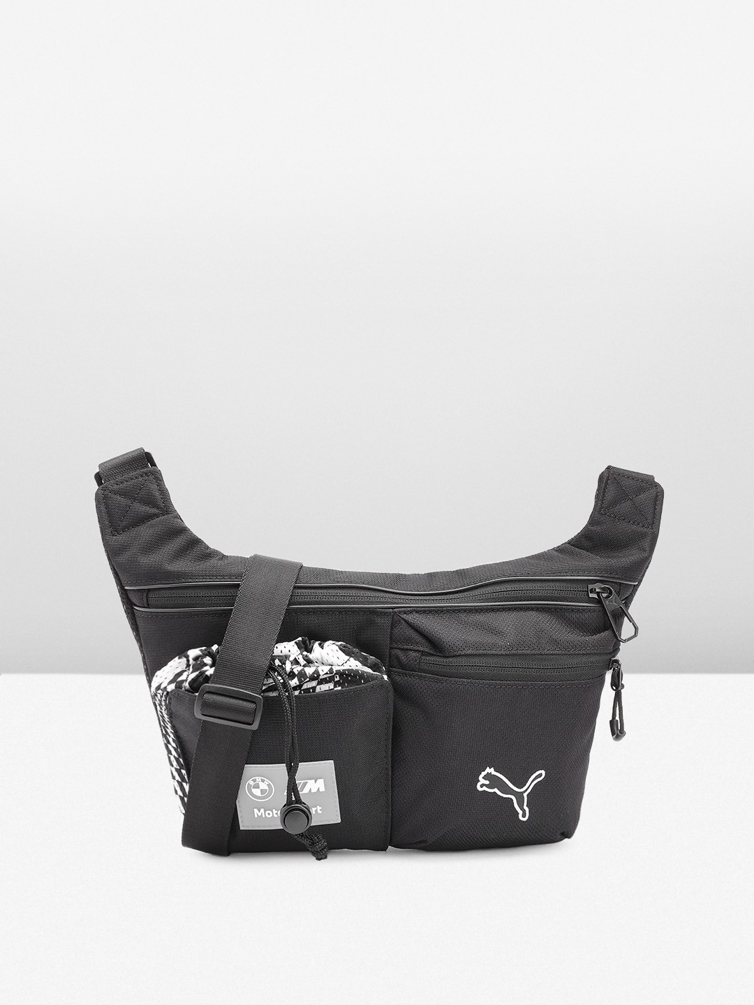 

PUMA Motorsport Unisex BMW MMS Messenger Bag, Black