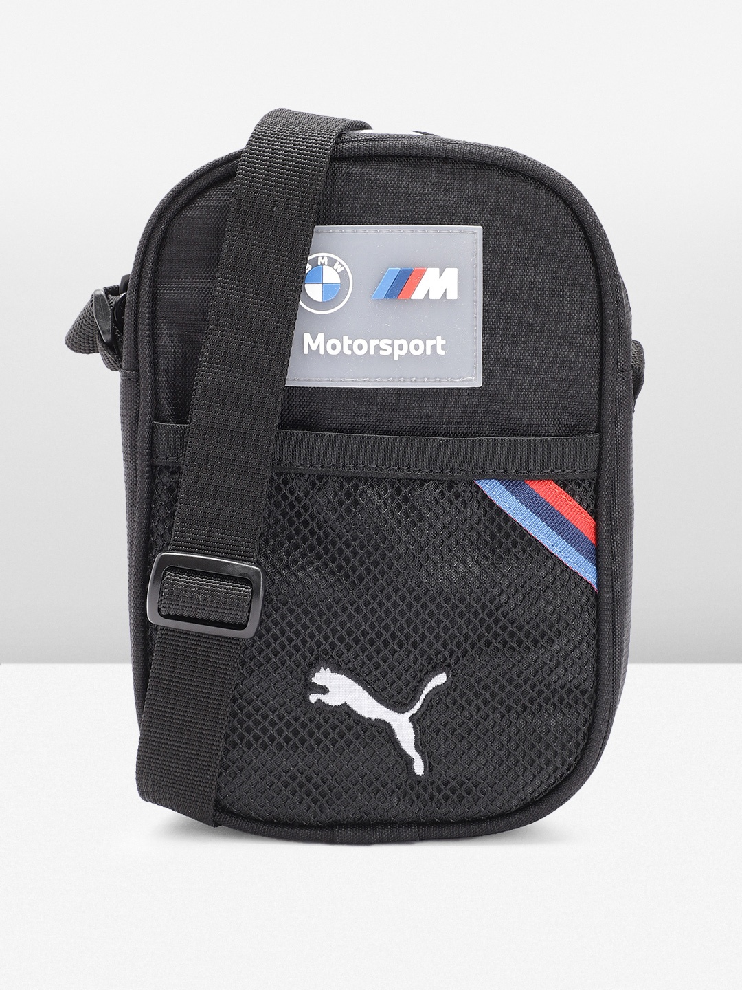 

PUMA Motorsport Unisex BMW Messenger Bag, Black