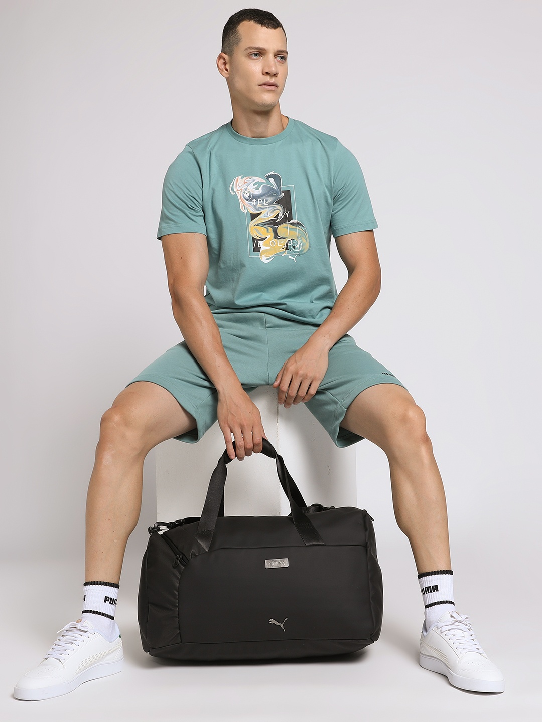 

one8 x PUMA Weekender Bag, Black