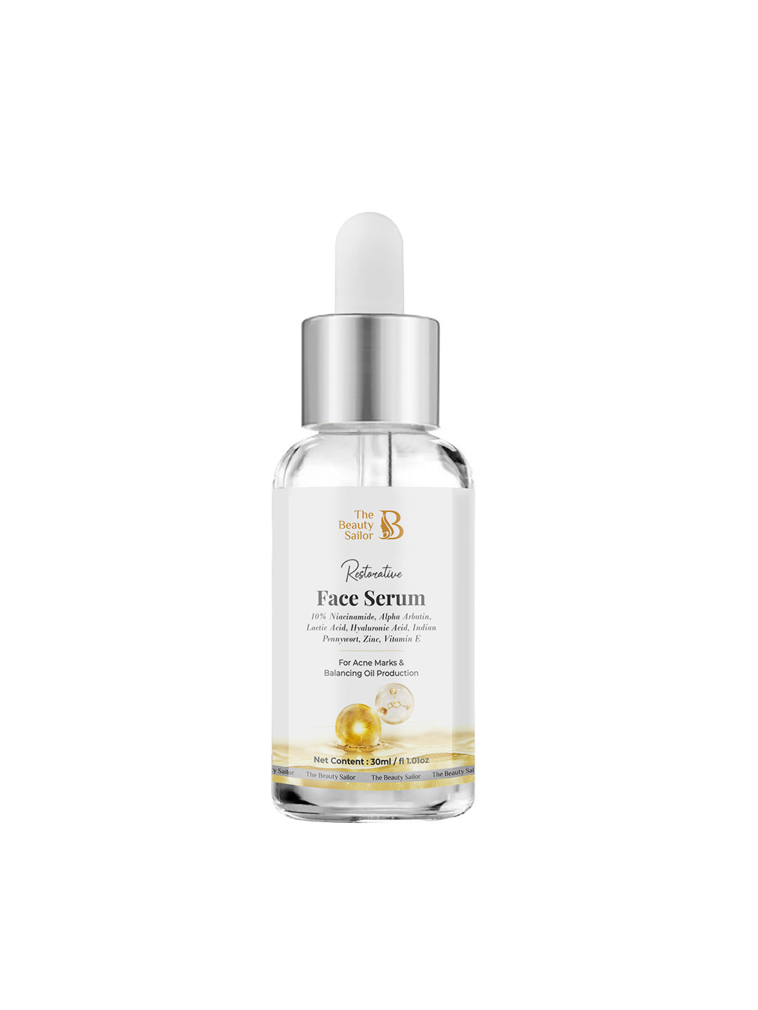 

The Beauty Sailor 10% Niacinamide Serum 30 ml, White