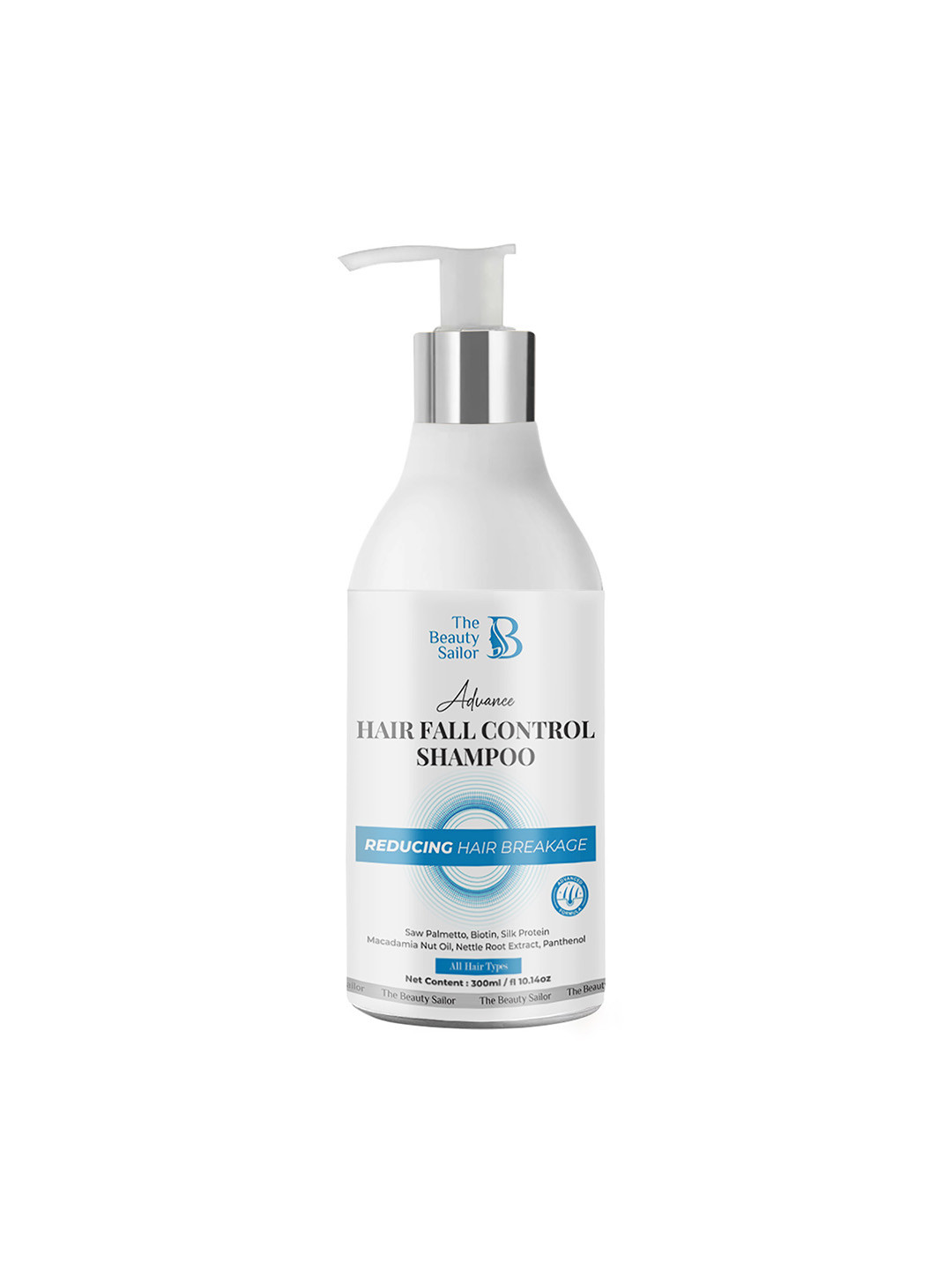

The Beauty Sailor Advance Hair Fall Control Shampoo - 300ml, White