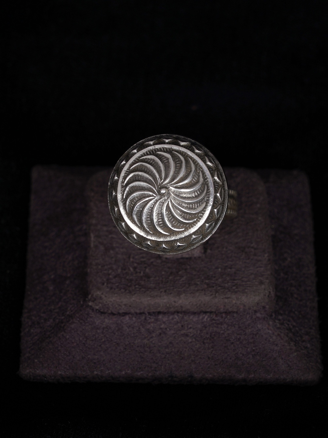 

Shyle 925 Sterling Silver Silver Plated Adjustable Finger Ring