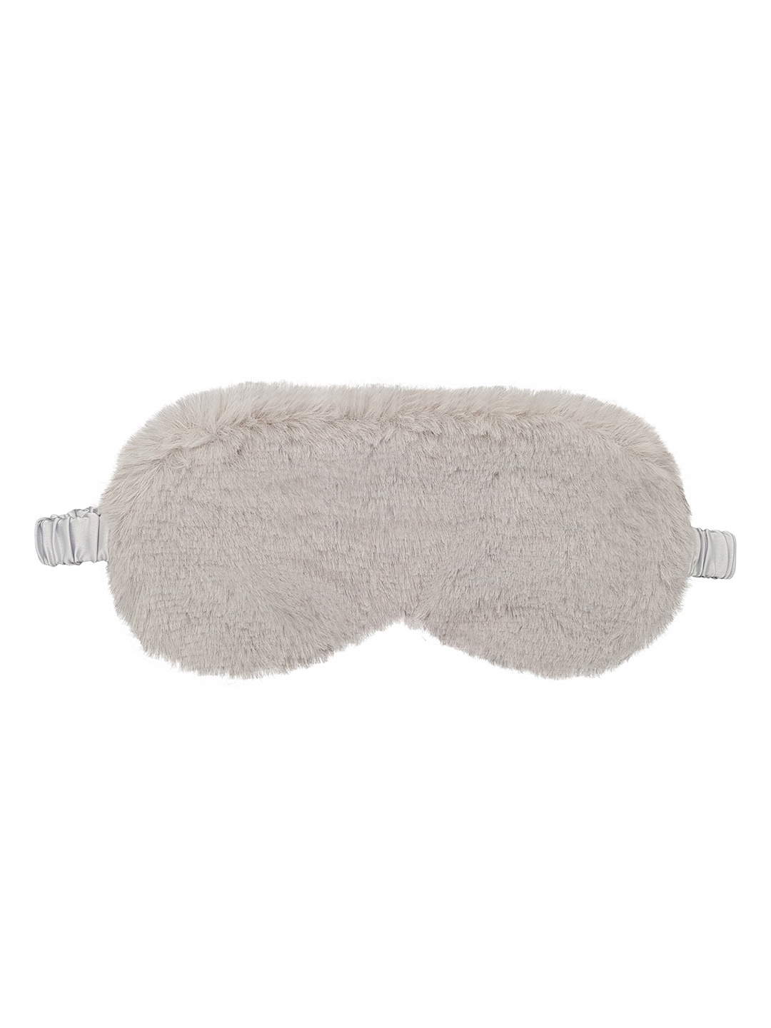 

JENNA Fur Silk Sleeping Eyemask, Grey