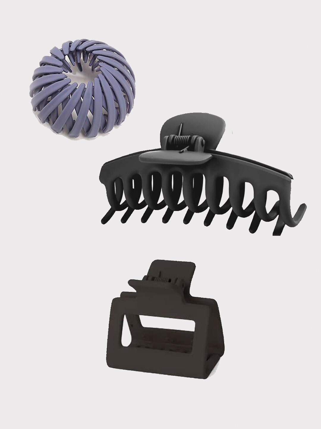

FIMBUL Women Set of 3 Claw Clips, Black