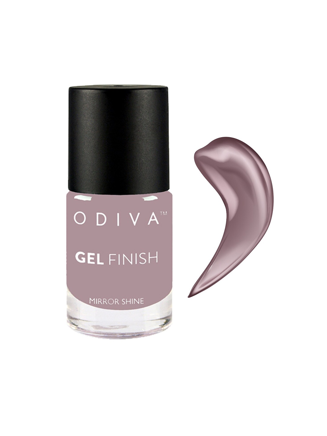 

ODIVA Gel Finish Mirror Shine Long-Wearing Nail Polish 11 ml - Mystic Love 060, Purple