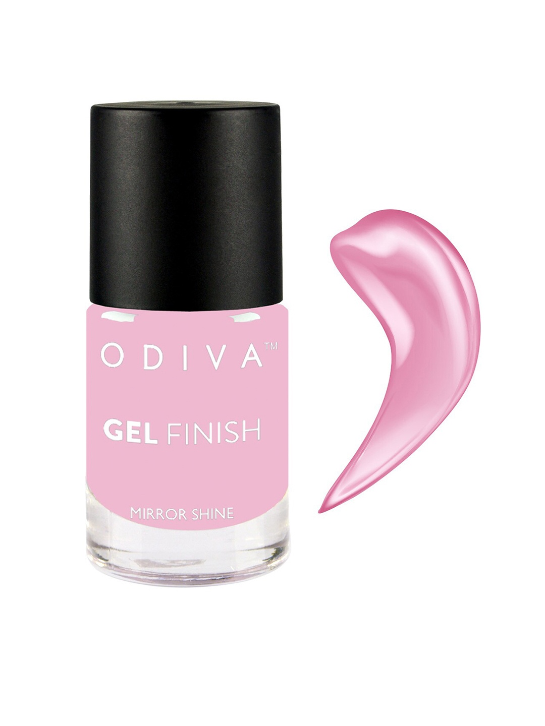 

ODIVA Mirror Shine Gel Finish Long-Wearing Nail Polish 11ml - Pink Rose 46