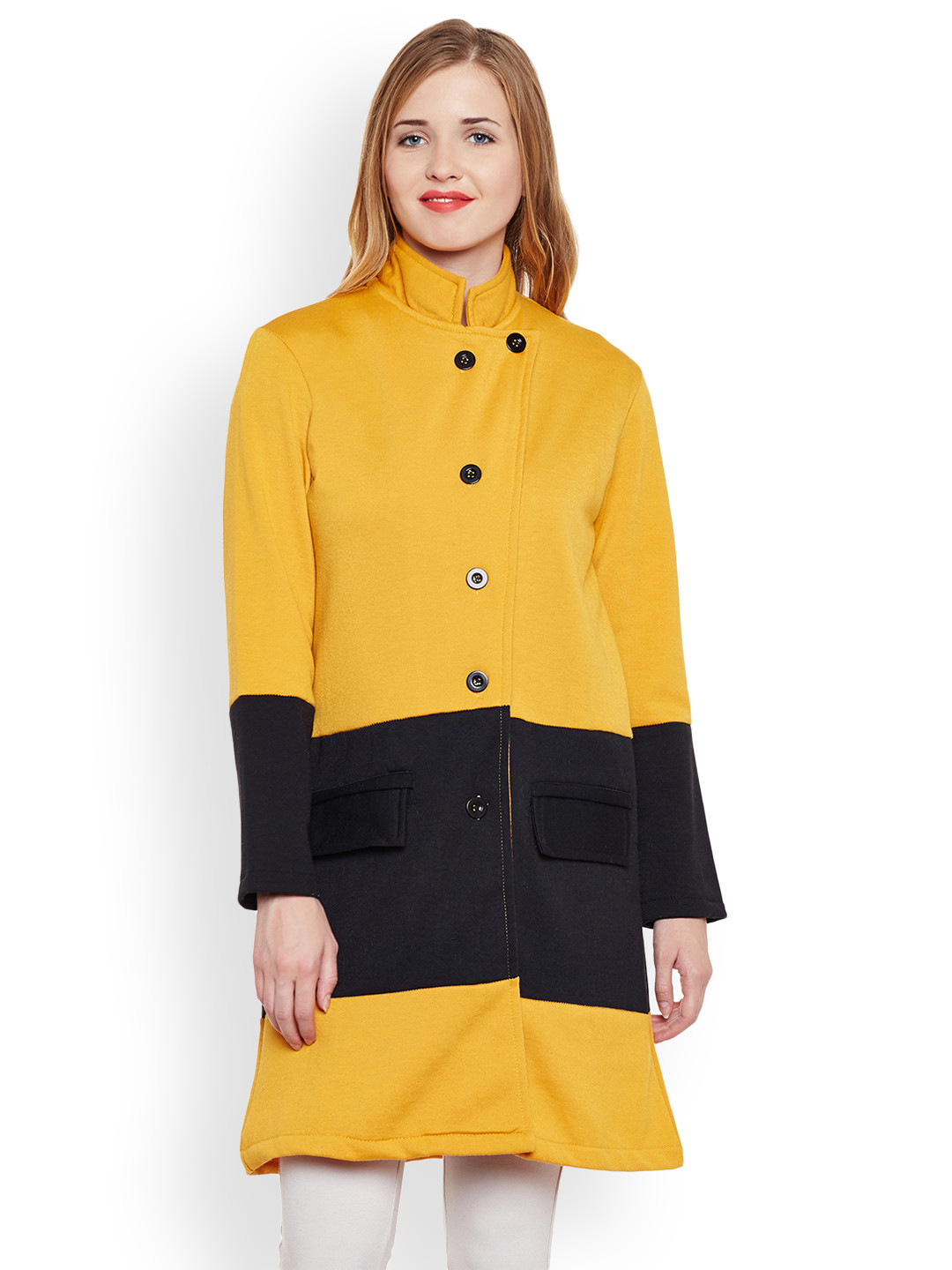 

Belle Fille Women Yellow & Black Coat