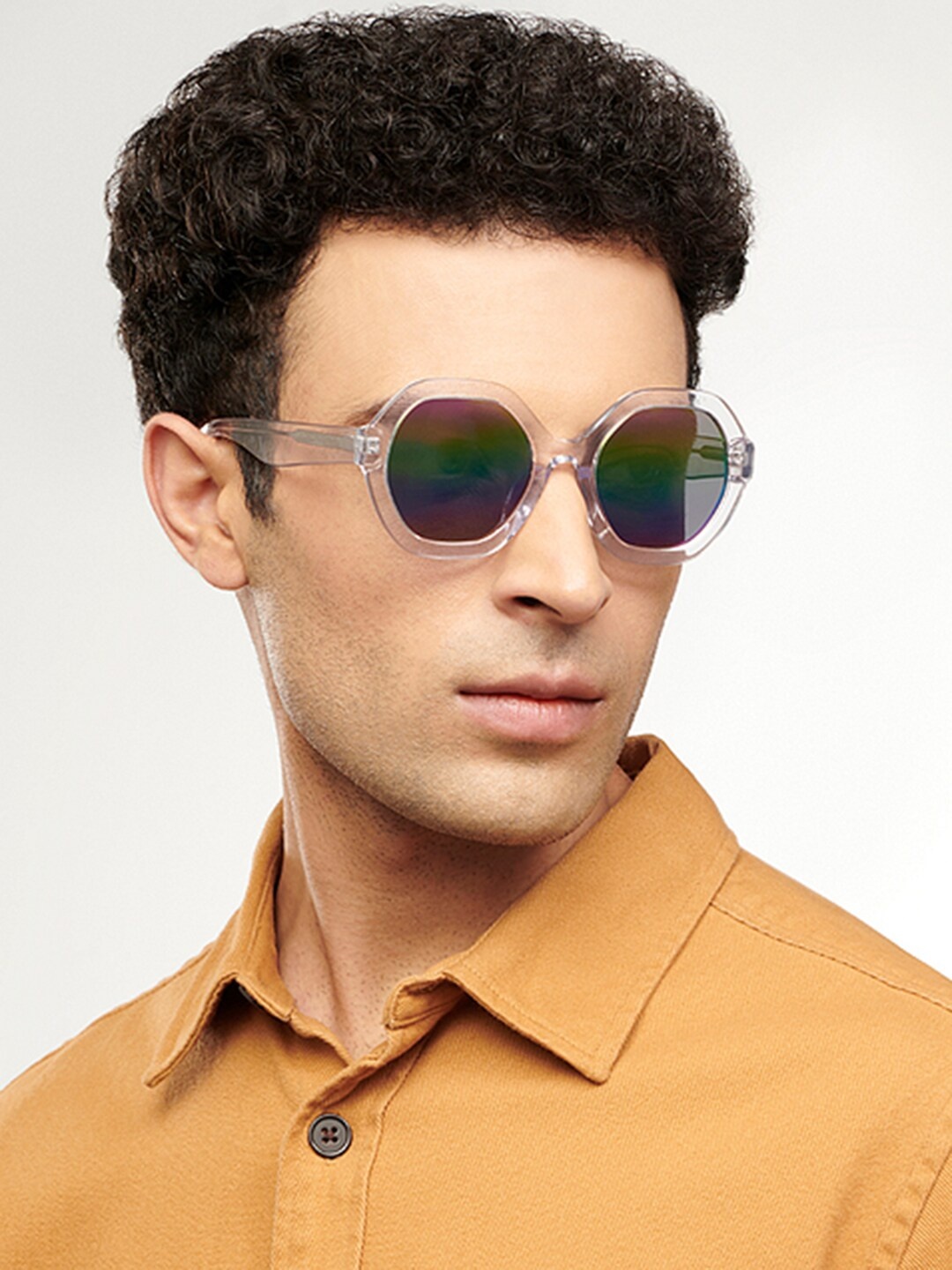 

Vincent Chase by Lenskart Lens & Round Sunglasses with Polarised and UV Protected Lens 205222, Grey