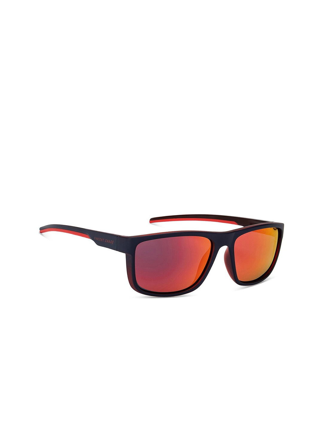 

Vincent Chase Lens & Wayfarer Sunglasses with Polarised and UV Protected Lens 204535, Red