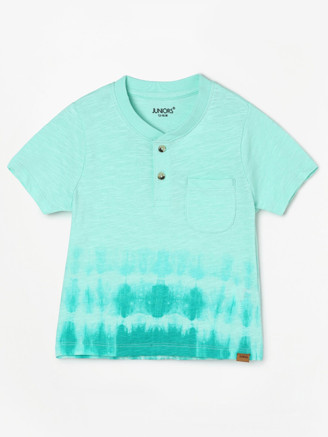 

Juniors by Lifestyle Boys Tie And Dye Printed Cotton T-shirt, Green