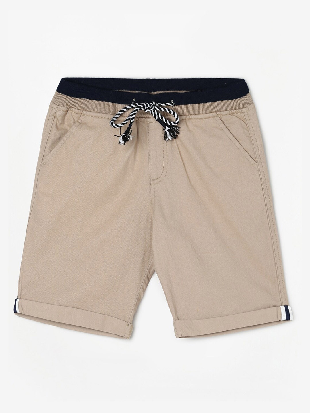 

Fame Forever by Lifestyle Boys Cotton Mid-Rise Shorts, Beige