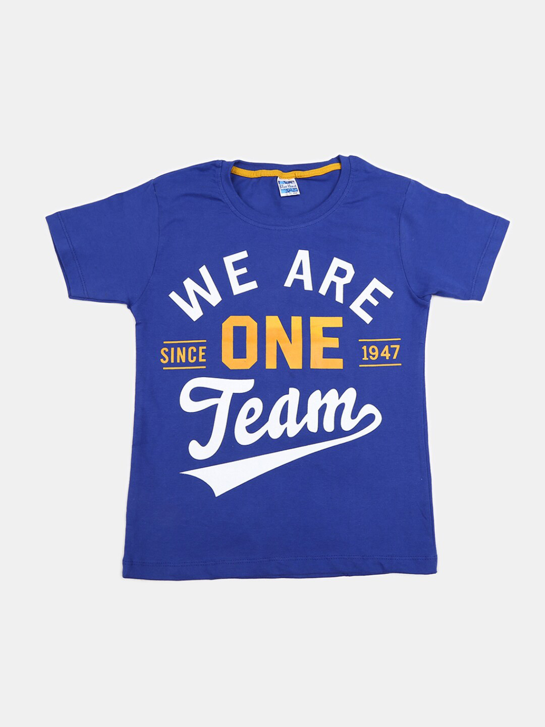 

V-Mart Boys Typography Printed Cotton T-shirt, Blue