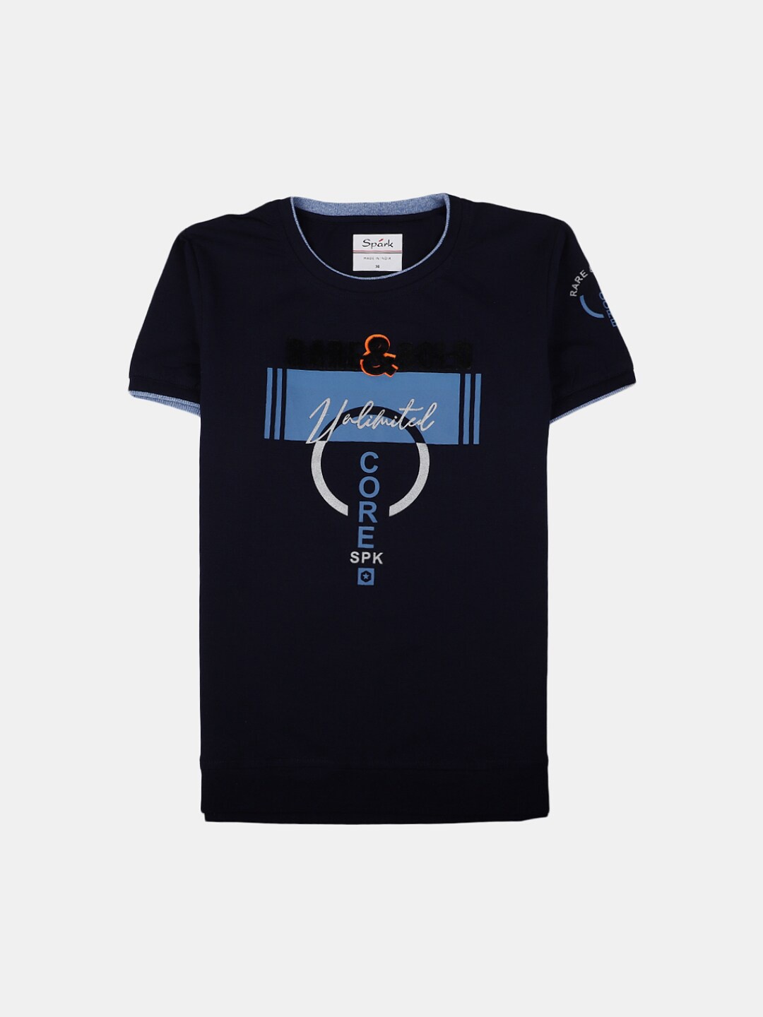 

V-Mart Boys Graphic Printed Casual T-Shirt, Navy blue