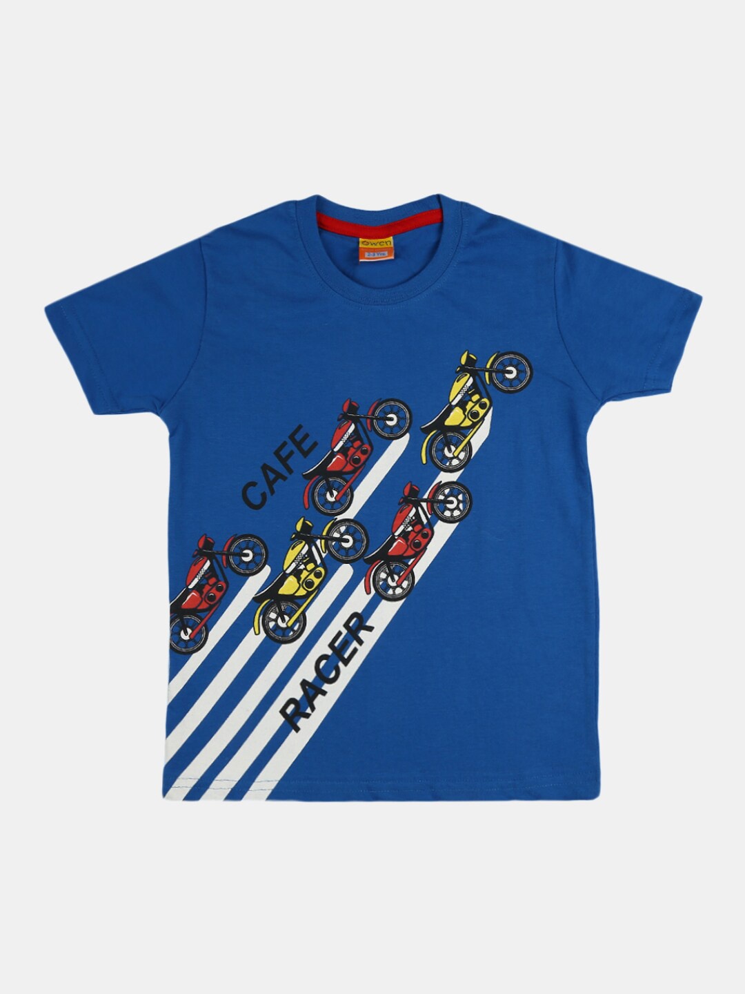 

V-Mart Boys Graphic Printed Cotton T-shirt, Blue