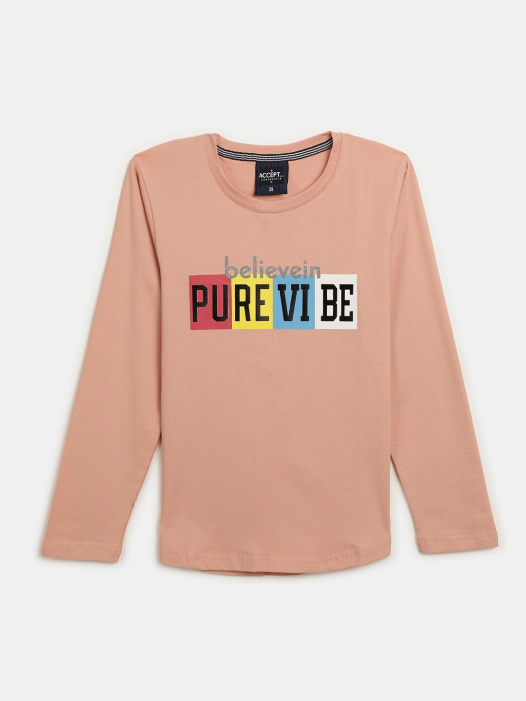 

V-Mart Boys Typography Printed Cotton T-shirt, Pink