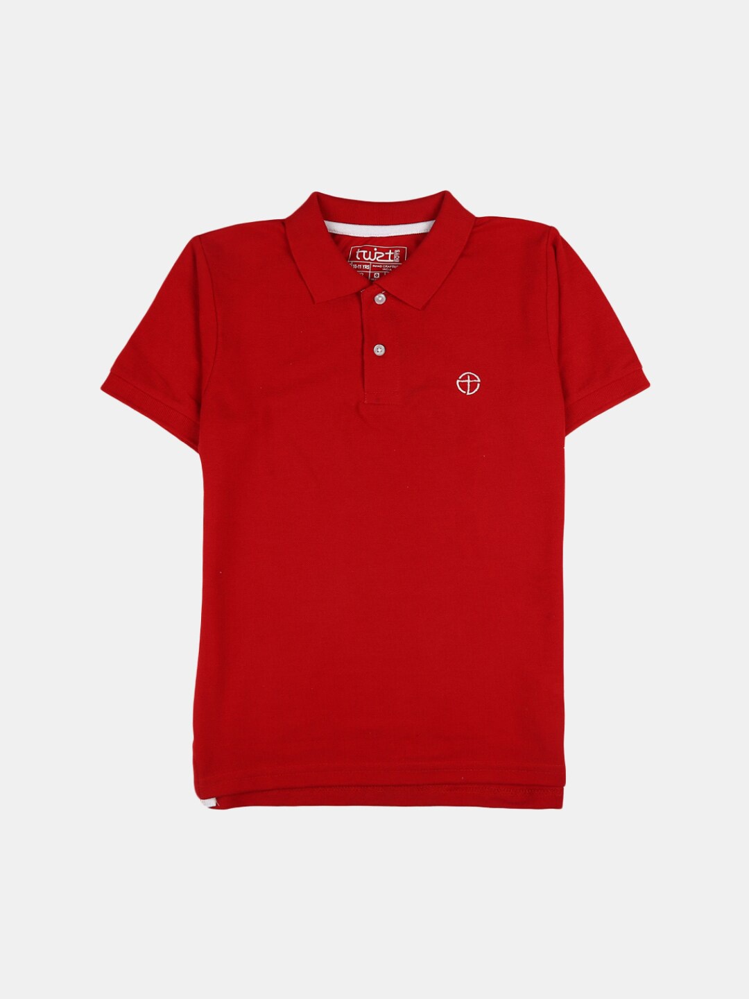 

V-Mart Boys Polo Collar Cotton T-shirt, Red